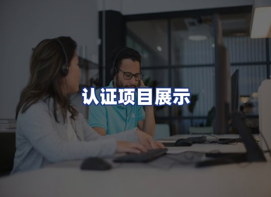 认证项目展示